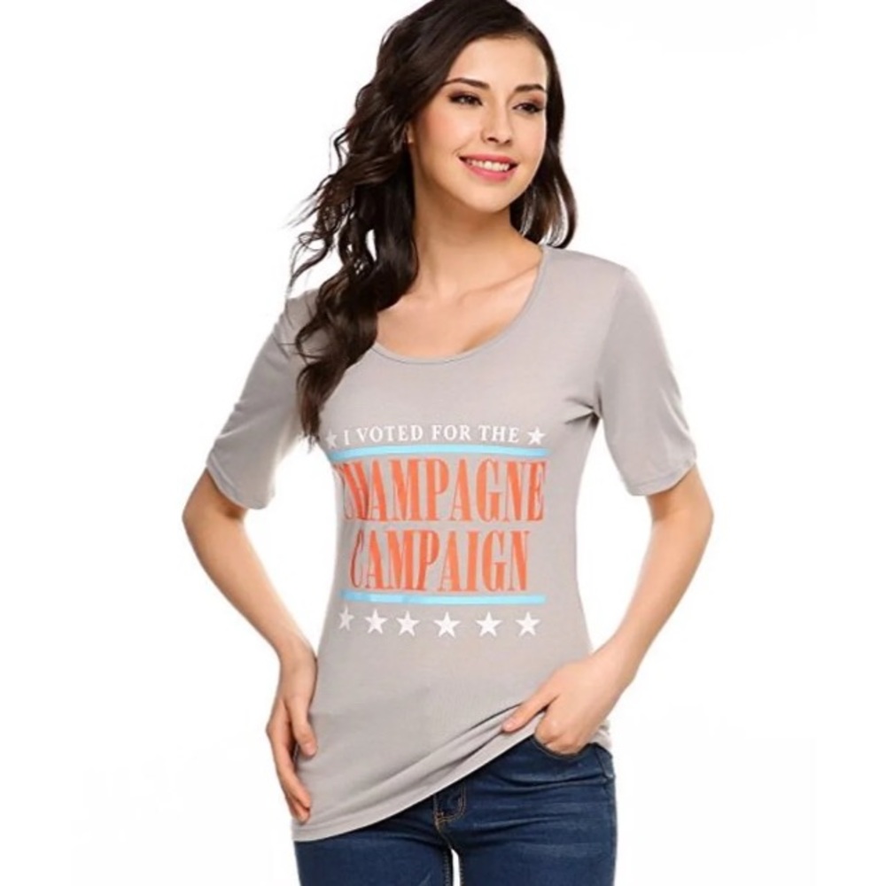 I VOTE FOR 🥂Champagne Campaign T-shirt